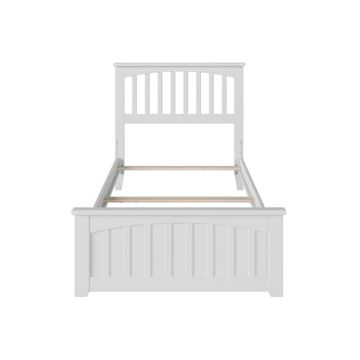 WoodCraft Basic Minimal Wooden Bed - Furnishiaa -  -
